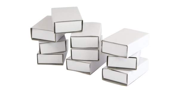 Boîtes format allumettes vide - 8 x 5 x 3,5 cm - 12 pcs - Boîte d