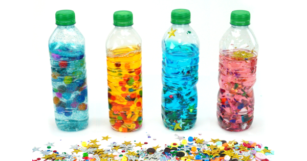 DIY : bouteilles sensorielles esprit Montessori !