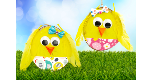 8 Kits De Carillons Vent à Peindre En Bois – Poussins, œufs, Papillons, Lapins – Activité Manuelle Pâques Pour Enfants