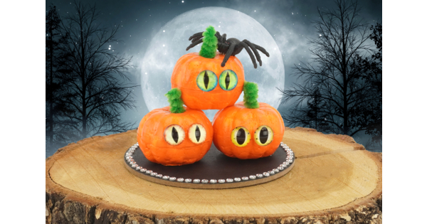30 Citrouilles En Mousse Halloween – DIY à Décorer, 15,5 Cm, Pour Enfants