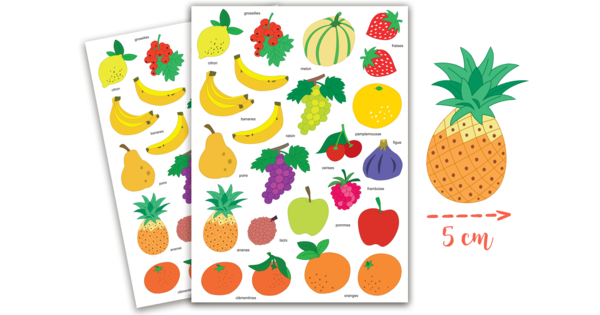 Livre : gommettes bébé - les couleurs, les fruits - Gommettes Pédagogiques  - 10 Doigts