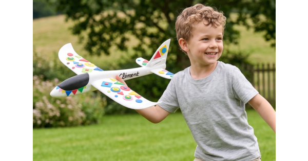 Planeur Polystyrene Lot De 24 Avions Planeurs En Polystyrène Pour Enfants - Jouet D'extérieur Léger Et Amusant Flying Gliders