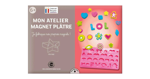 Kit créatif - Fabrication de magnets en plâtre - Enfant - A partir