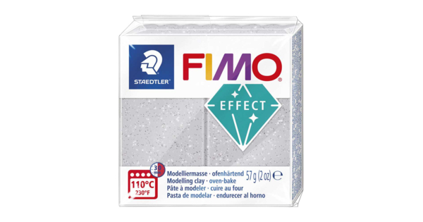 Pâtes Fimo Pailleté - Couleurs au choix - Pâte Polymère : FIMO  - 10  Doigts