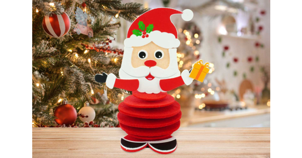 Baker Ross AX483 Kits De Décorations En Mosaïque De Noël - Paquet De 5, Ornements De Noël, Loisirs Créatifs Pour Enfants Et Adultes