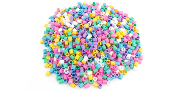Perles à repasser Taille XL - 2400 perles - Perles Tons Vifs - 10 Doigts