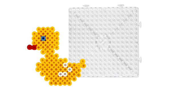 Plaque pour perles à repasser Maxi - Rico Design - Picots décalés - 14 x 14  cm - Lot de 2 - Cdiscount Jeux - Jouets