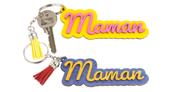 Manahia Porte-Clés Cadeau Maman - Je Suis Une Mamounette Plus Que Parfaite - Fête Des Mères