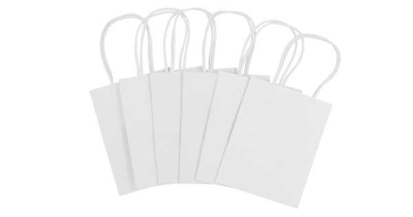 Achat sac papier blanc 22 x 10 x 31 cm