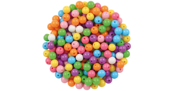 SUNNYCLUE 200 Perline Rodonite 6mm In Pietra Naturale + Filo Elastico E Contenitori - Kit Fai Da Te Per Gioielli