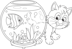 Animaux-domestique1 - Coloriages - 10doigts.fr