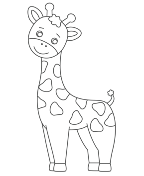 Girafe 05 - 10doigts.fr