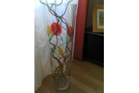 vase en verre peint - Céramique, verre - 10doigts.fr