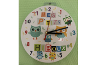 Horloge en carton - Divers - 10doigts.fr