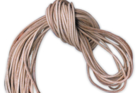 Lanières de 1 m en cuir brut - 10 fils - Cordon cuir - 10doigts.fr