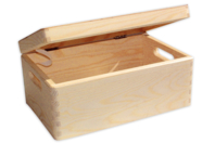 Boîte de rangement en bois - Boîtes et coffrets - 10doigts.fr