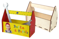 Boîte à outils vide-poche - Objets pratiques pour Papa - 10doigts.fr