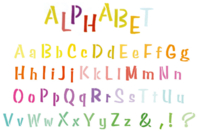 Pochoir Alphabet - 15 x 40 cm - Pochoirs alphabets - 10doigts.fr