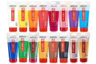 acrylique talens 200ml - Peinture acrylique satinée, brillante - 10doigts.fr