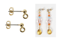 aprêts bijoux doré - Boucles d'oreilles - 10doigts.fr