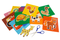 Atelier découpage - 50 motifs pour apprendre à découper  - Kits éducatifs : le plaisir d'apprendre par la manipulation - 10doigts.fr