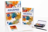 Bloc aquarelle Aquapad 300 g - Format au choix - Papiers aquarelle et gouache - 10doigts.fr