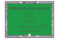 Bloc Arches Aquarelle grain fin, 300 g, 31 × 41 cm - Papiers aquarelle et gouache - 10doigts.fr