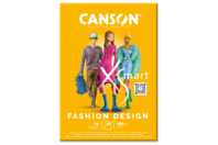 Bloc XSMART Fashion Design - 30 feuilles - Papiers Dessins et Esquisses - 10doigts.fr