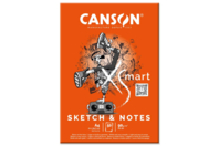 Bloc Sketch & Notes Canson, format A4 - 50 feuilles - Papiers Dessins - 10doigts.fr