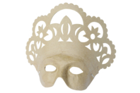 Masque couronne en papier mâché - Masques - 10doigts.fr