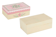 Boite rectangulaire en bois - Boîtes en bois - 10doigts.fr