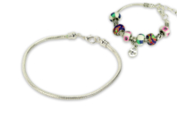 Bracelet en métal pour perles à large trou - Bracelets - 10doigts.fr