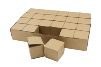 Calendrier de l'Avent en carton kraft - 24 boîtes - Calendriers de l'Avent - 10doigts.fr