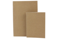 Carnet blanc, couverture kraft - Albums et carnets - 10doigts.fr