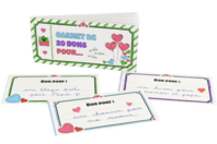 Carnet de 20 bons à colorier et à offrir - Livres de coloriage et dessins - 10doigts.fr