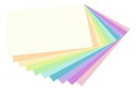 Papier Pastel Format A4 - Grammage au choix - Décorations Licorne et Arc-en-ciel - 10doigts.fr