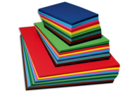 Papiers légers pack multicolores - Dimensions au choix - Papiers Unis - 10doigts.fr
