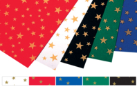 Cartes étoilées, 5 couleurs assorties - Set de 10 - Décorations Noël - 10doigts.fr