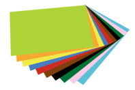 Papier léger multicolore, 35 x 50 cm - 30 feuilles - Papiers colorés - 10doigts.fr