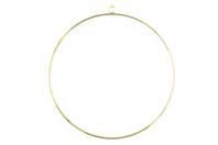 Cercle en métal doré Ø 25 cm - Supports pour macramé - 10doigts.fr