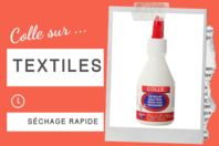 Colle pour textile - 100 ml - Colles spécifiques - 10doigts.fr