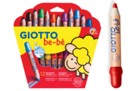 Crayons de couleur Giotto - A partir de 2 ans - Crayons de couleur - 10doigts.fr
