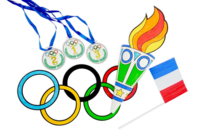 Kit accessoires Jeux Olympiques - 10 pièces - Coloriage - 10doigts.fr
