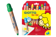 Crayons de couleur Giotto - A partir de 2 ans - Crayons de couleurs - 10doigts.fr