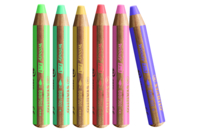 crayons de couleurs pastel - Crayons de couleurs - 10doigts.fr