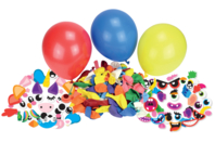 PARTY KIT ballons à customiser - 100 ballons et ses accessoires - Ballons, guirlandes, serpentins - 10doigts.fr