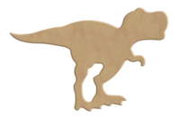 T-rex en bois à décorer - Supports plats - 10doigts.fr