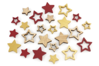 étoiles en bois noël - Déco Noël étoiles - 10doigts.fr