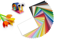 Papiers légers 21 x 29.7 cm - Packs multicolores - Papiers Format A4 - 10doigts.fr