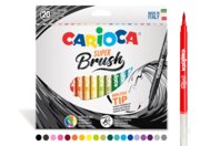 Feutres pinceaux Brush - 20 couleurs - Calligraphie, Ecriture - 10doigts.fr